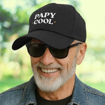 Casquette brodée "Papy Cool" - Collection Mon Papy d'Amour