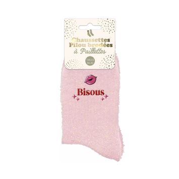 Chaussettes Pilou Pilou à paillettes pour femme - Modèle au choix