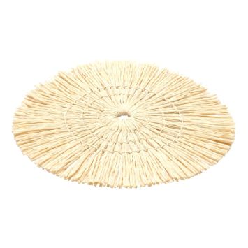 set de table 38 cm naturel tressé