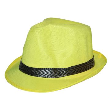 chapeau borsalino avec liseré pour adulte | jourdefete.com