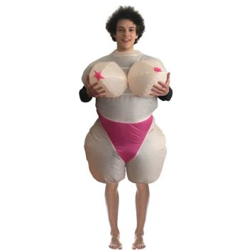 déguisement gonflable big boobs pour adulte | jourdefete.com