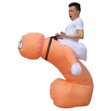 Déguisement Gonflable Zizi pour adulte - Taille Unique