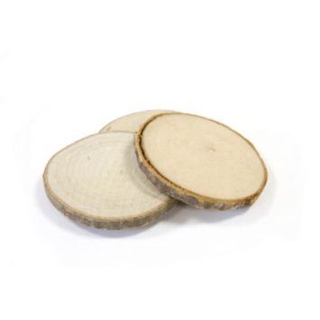 Sachet de 4 Disques de Bois Marque-Places
