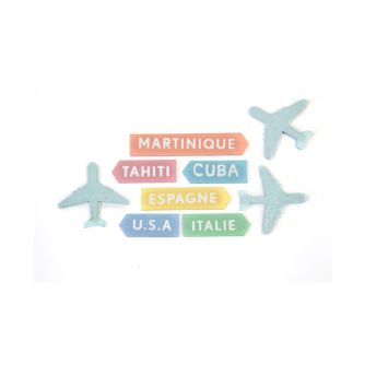 Confettis de Table - Invitation aux Voyages