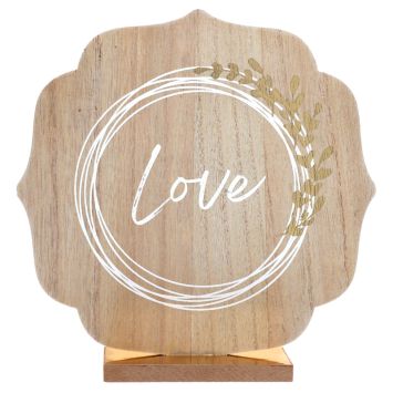 Un centre de table en bois idéal pour votre décoration de table lors de votre mariage | jourdefete.com