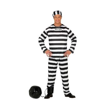 deguisement de bagnard homme taille au choix | jourdefete.com