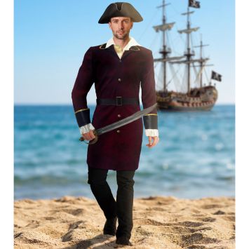 Déguisement de Capitaine Pirate pour homme - Taille au choix