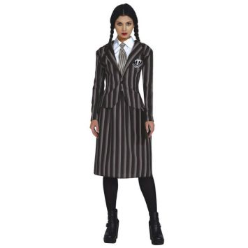 Un uniforme d'écolière macabre idéal pour ressembler à Mercredi Addams | jourdefete.com