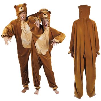 Costume en peluche d'Ours - Taille au choix
