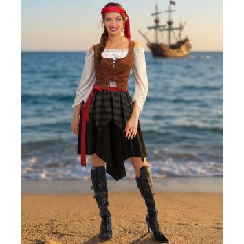 Déguisement de Pirate pour femme - Taille au choix