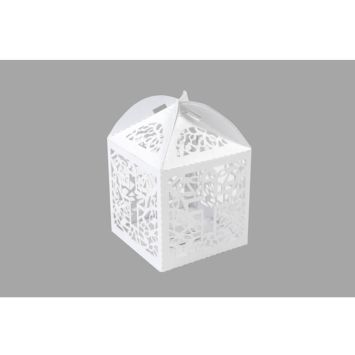 10 boîtes à dragées à monter pour communion - Couleur Blanc | jourdefete.com