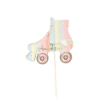 Cake Topper - Collection Mahault Pastel et Or - Modèle au choix