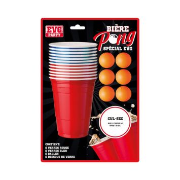 Le bière pong spécial EVG pour la fête en l'honneur du futur marié | jourdefete.com