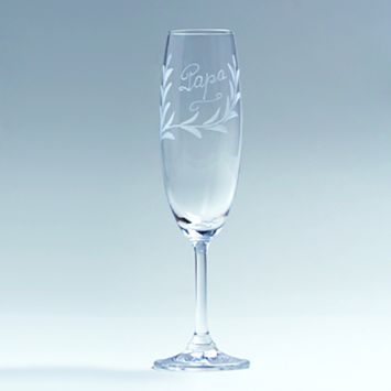 Flûte à Champagne Baptême "Papa" - 22cm