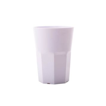 verre à mojito réutilisable blanc