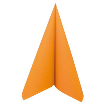 50 Serviettes Voie Sèche - Orange