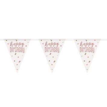 guirlande-fanions-anniversaire-glitz-rose-gold | jourdefete.com