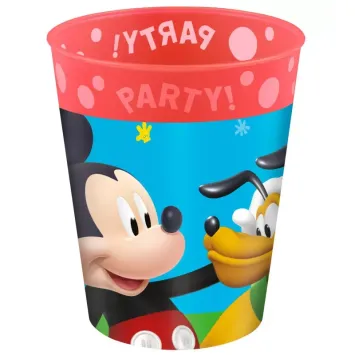 Gobelet réutilisable avec Mickey et Pluto | jourdefete.com