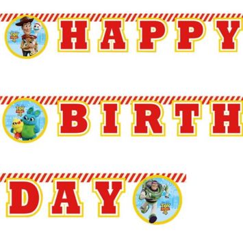 Guirlande Joyeux Anniversaire - Toy Story 4