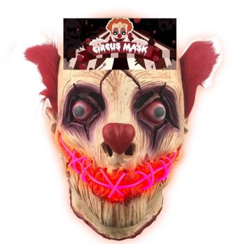masque-clown-lumineux-halloween | jourdefete.com