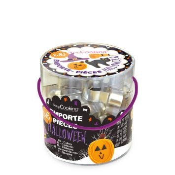 Set d'emporte pièces en alu pour faire de jolis sablés d'halloween | jourdefete.com