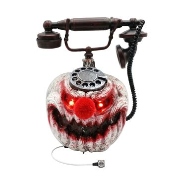 Téléphone animé avec Clown d'Halloween