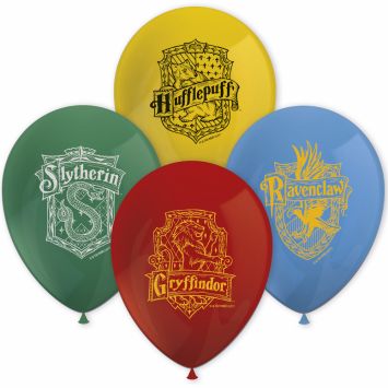 Ballons Harry Potter Gryffondor Serpentard Poufsouffle Serdaigle pour déco anniversaire enfant | jourdefete.com