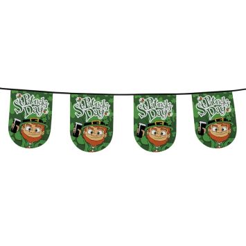 Guirlande Fanions Saint Patrick - Leprechaun