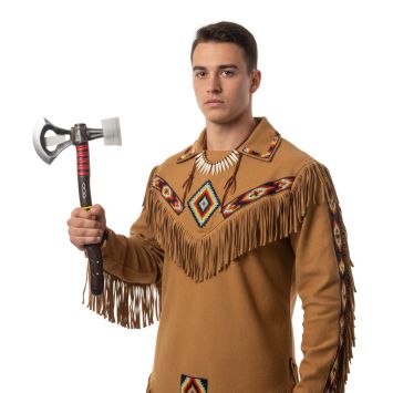 Hache d’indien 48 cm pour déguisement de guerrier amérindien | jourdefete.com