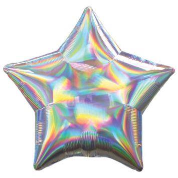 ballon-holographique-iridescent-etoile | jourdefete.com