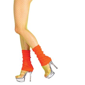 Accessoire de déguisement Jambières Fluo Orange