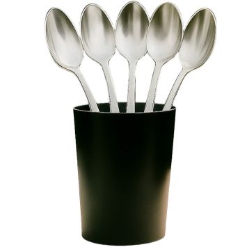 10 grandes cuillères de luxe réutilisables en plastique - 17 cm - Couleur au choix