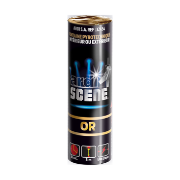 Jet de scène doré de 3 m pour un effet lumineux | jourdefete.com