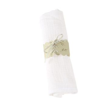 Ronds de serviette en jolis brins vert sauge pour une table champêtre | jourdefete.com