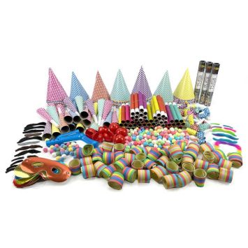 Une superbe boîte de cotillons pour 100 personnes afin de faire la fête | jourdefete.com