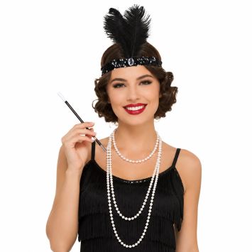 Kit d'accessoires Charleston pour femme