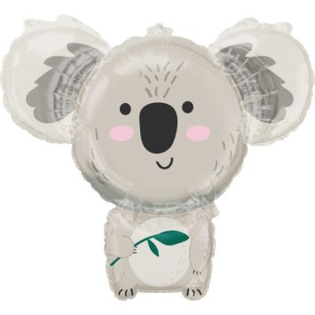 Un ballon koala tout gris et tout mignon pour un bel anniversaire | jourdefete.com