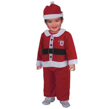 Costume de Père Noël Bébé 1er Prix - 12/18 mois