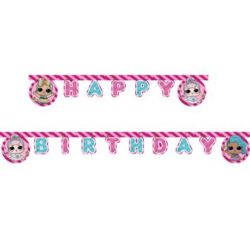 Guirlande Joyeux Anniversaire - LOL Surprise