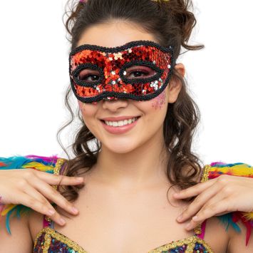 loup à sequins pour adulte | jourdefete.com