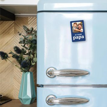 Magnet Photo "Je t'aime Papa" - Collection Super Papa