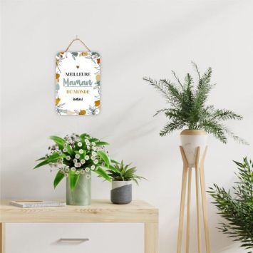Plaque en métal - Meilleure Maman Du Monde