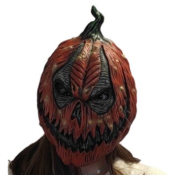 Un effrayant masque de citrouille pour Halloween | jourdefete.com