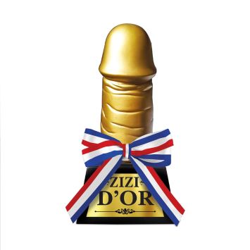 Trophée "Zizi d'Or" pour récompenses humoristiques | jourdefete.com