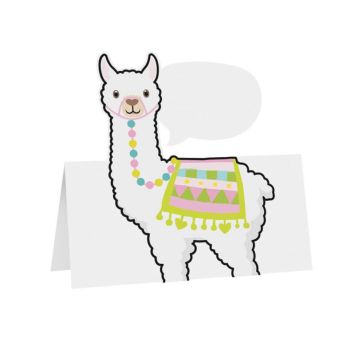 Set de 6 Marque-places - Lama | jourdefete.com