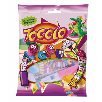 Sachet de bonbons TOGOLO avec un mélange de bonbons colorés et savoureux | jourdefete.com