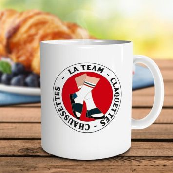 Mug "La Team Claquettes Chaussettes" - Collection Claquettes Chaussettes