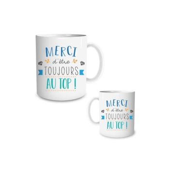 Mug Merci - Couleur au choix