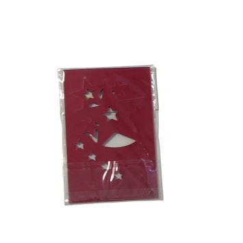 6 marque-places en forme d'étoile - 12 x 8 cm - Noël | jourdefete.com