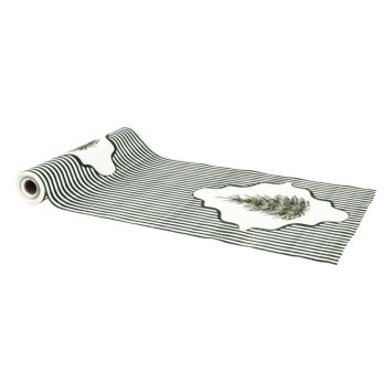 Chemin de table Sapin Trendy en velours - Noël - 28 cm x 3 m